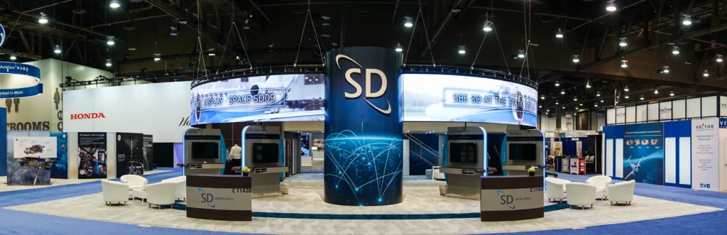 FX-Design-Group-Exhibits--Booth-Slider-Satcom