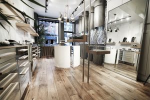 Explore stunning custom retail interior design by FX Design Group, featuring elegant displays, modern fixtures, and inviting ambiance for enhanced customer experience. See how we transform spaces into sales-driving environments.